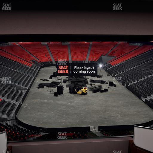 Prudential Center - Section Loft Loge Box 4 Seat View