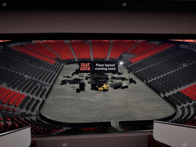 Prudential Center - Section Loft Loge Box 4 Seat View