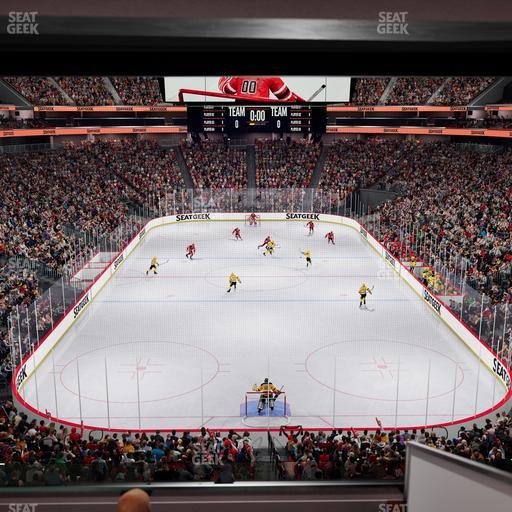 Prudential Center - Section Loft Loge Box 5 Seat View