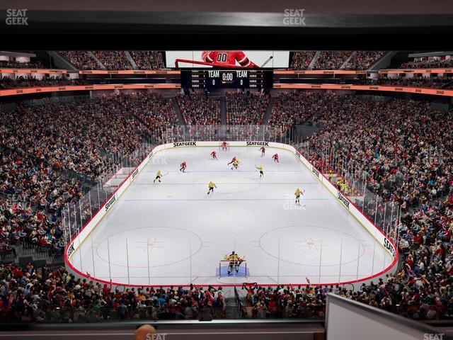 Prudential Center - Section Loft Loge Box 5 Seat View