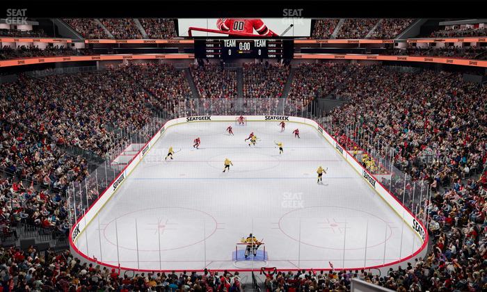 Prudential Center - Section Loft Loge Box 5 Seat View