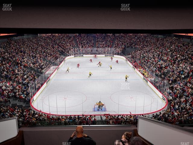 Prudential Center - Section Loft Loge Box 5 Seat View
