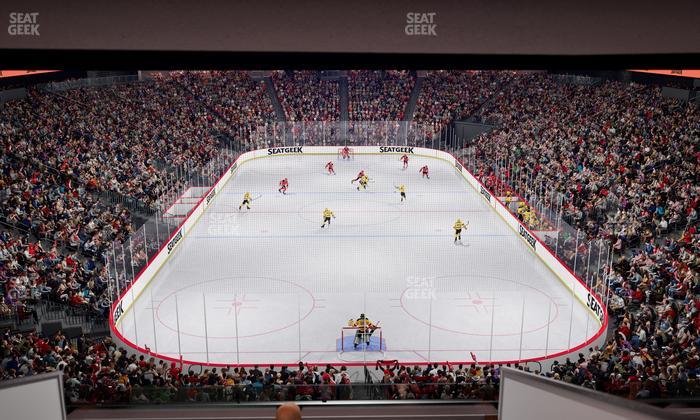 Prudential Center - Section Loft Loge Box 5 Seat View