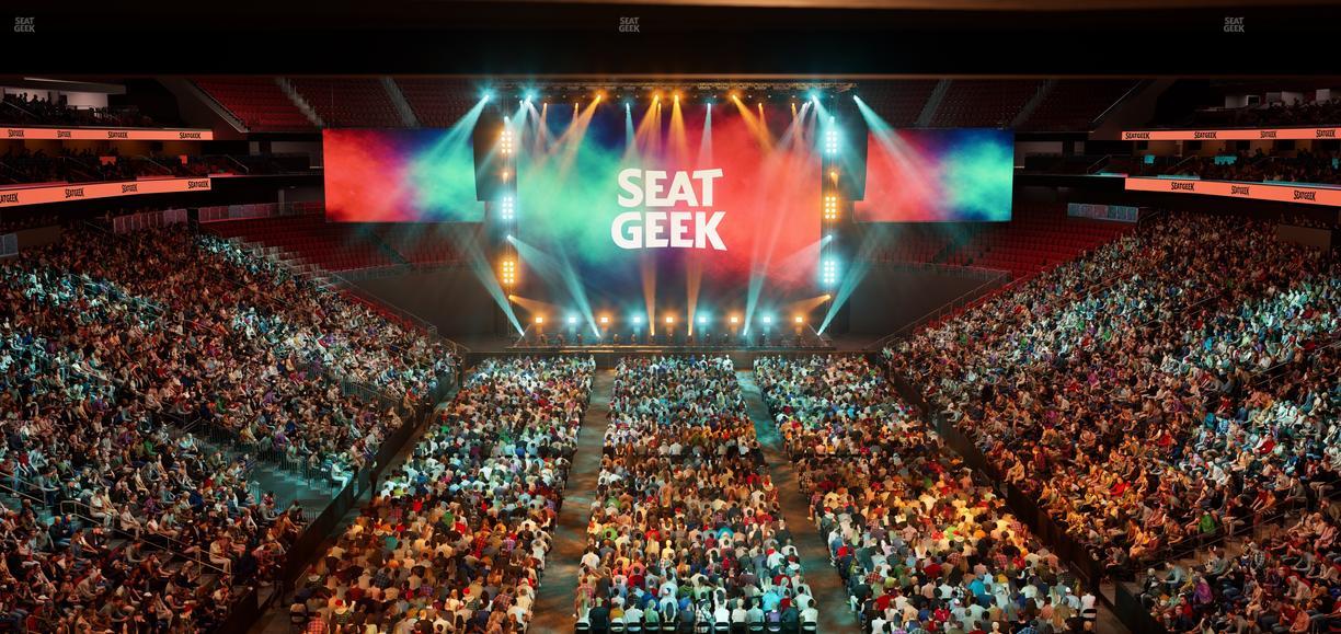 Prudential Center - Section Loft Loge Box 5 Seat View