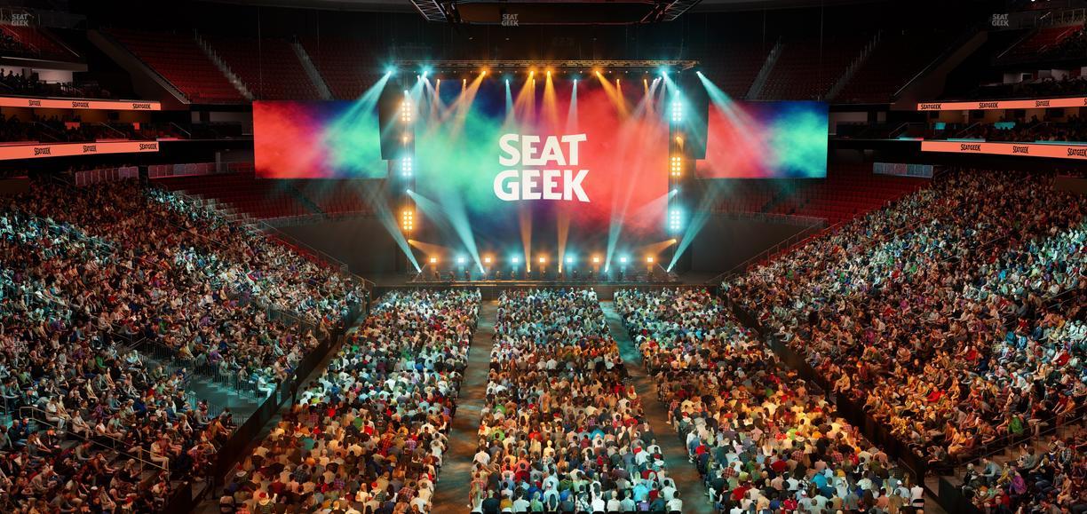 Prudential Center - Section Loft Loge Box 5 Seat View