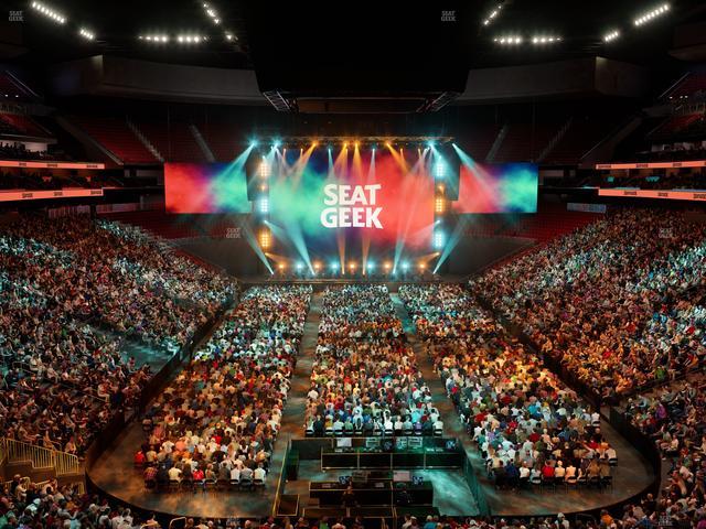 Prudential Center - Section Loft Loge Box 5 Seat View