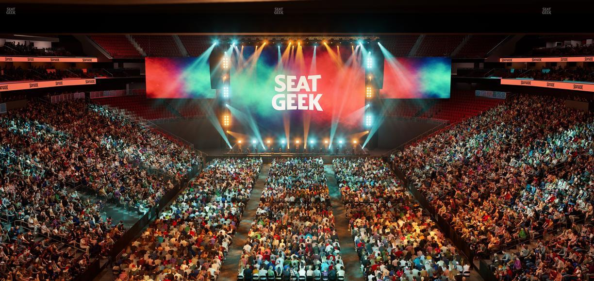 Prudential Center - Section Loft Loge Box 6 Seat View