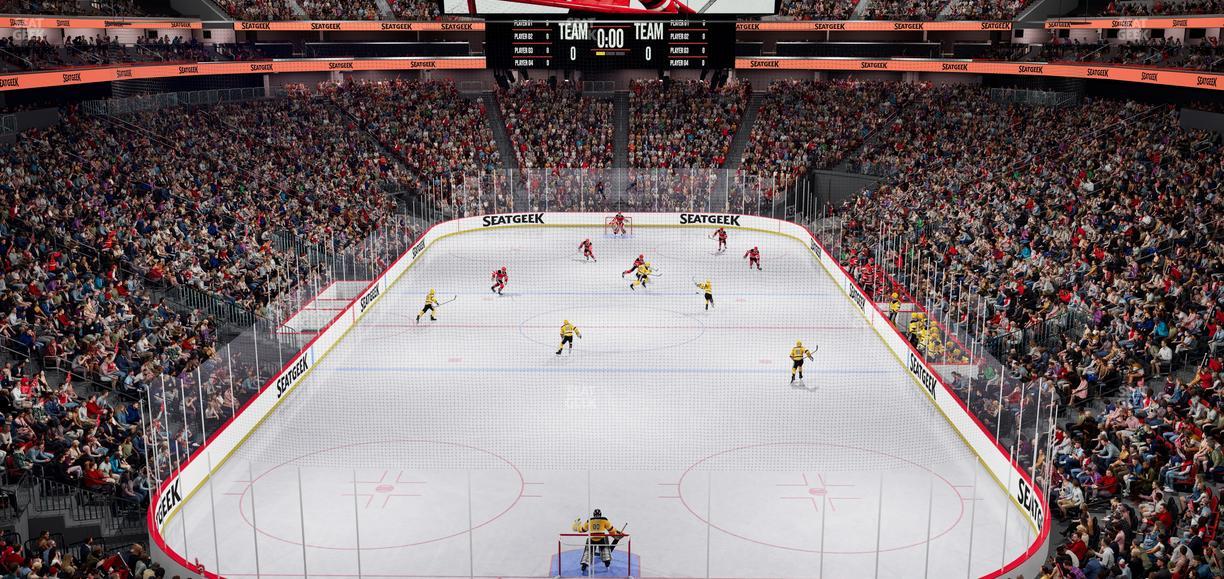 Prudential Center - Section Loft Loge Box 6 Seat View