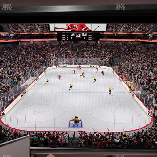 Prudential Center - Section Loft Loge Box 6 Seat View