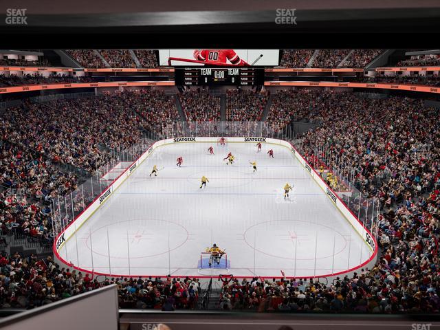 Prudential Center - Section Loft Loge Box 6 Seat View