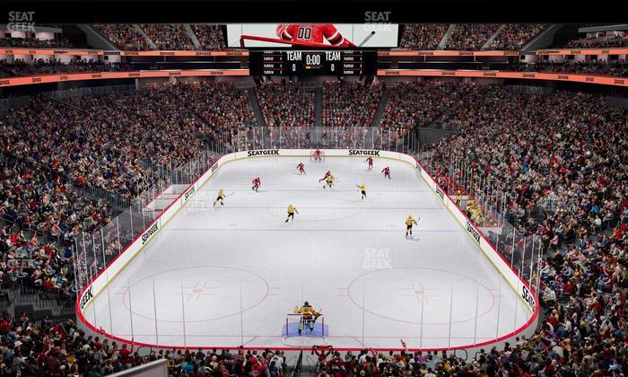 Prudential Center - Section Loft Loge Box 6 Seat View