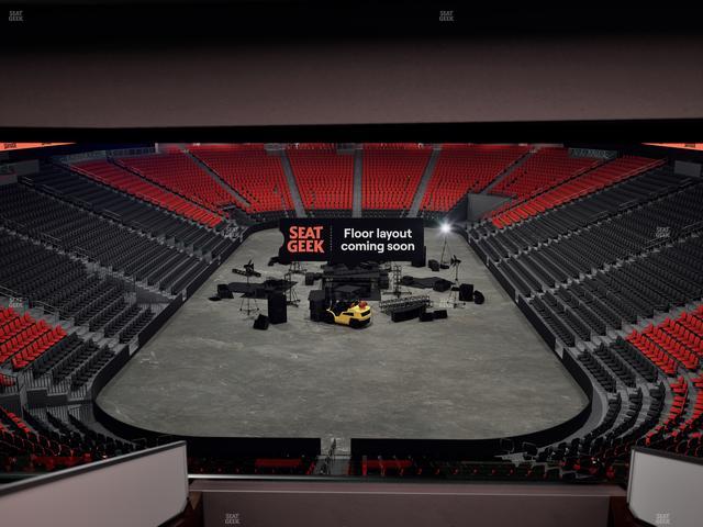 Prudential Center - Section Loft Loge Box 6 Seat View