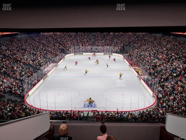 Prudential Center - Section Loft Loge Box 6 Seat View