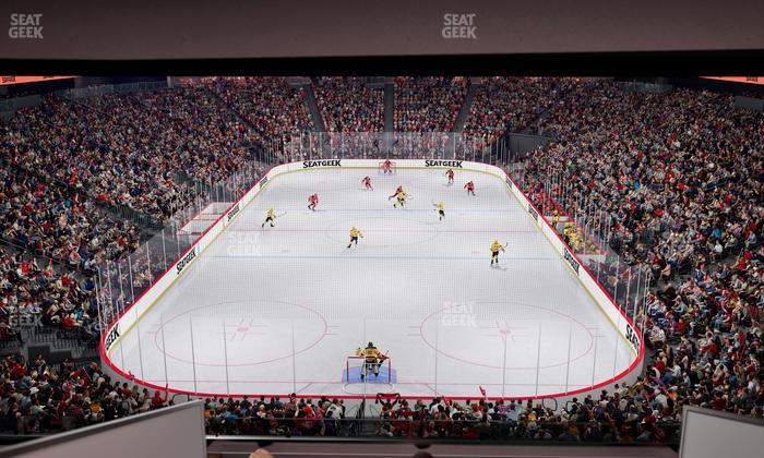 Prudential Center - Section Loft Loge Box 6 Seat View