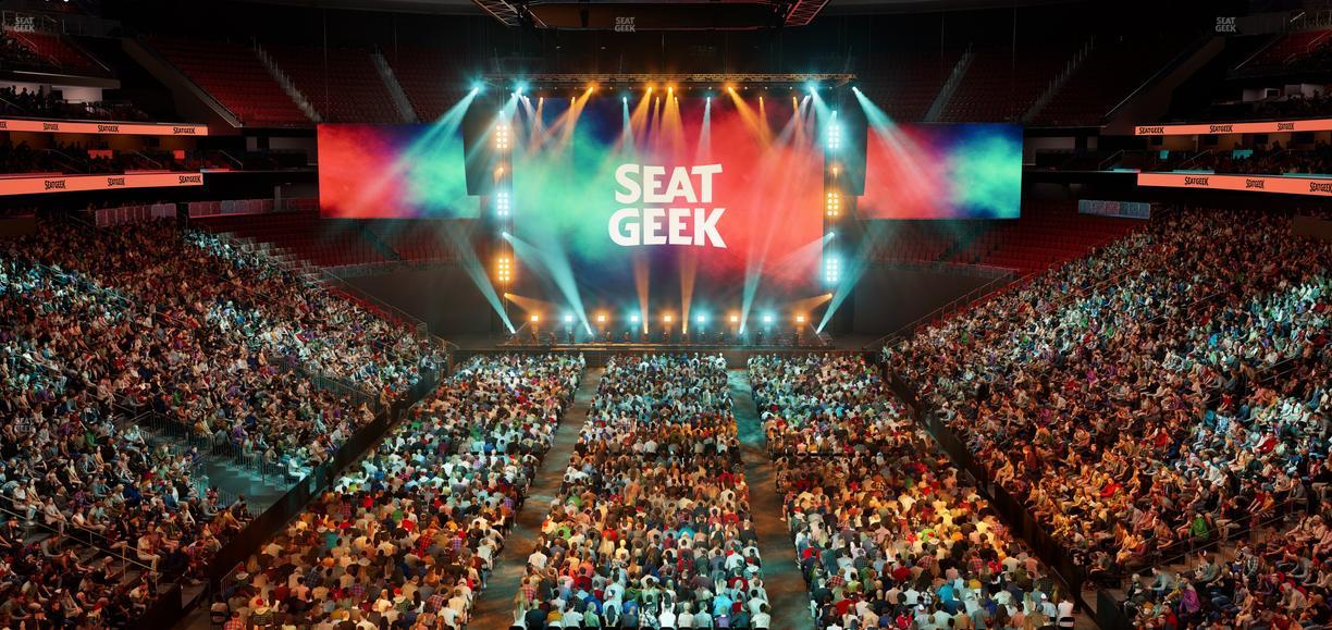 Prudential Center - Section Loft Loge Box 6 Seat View