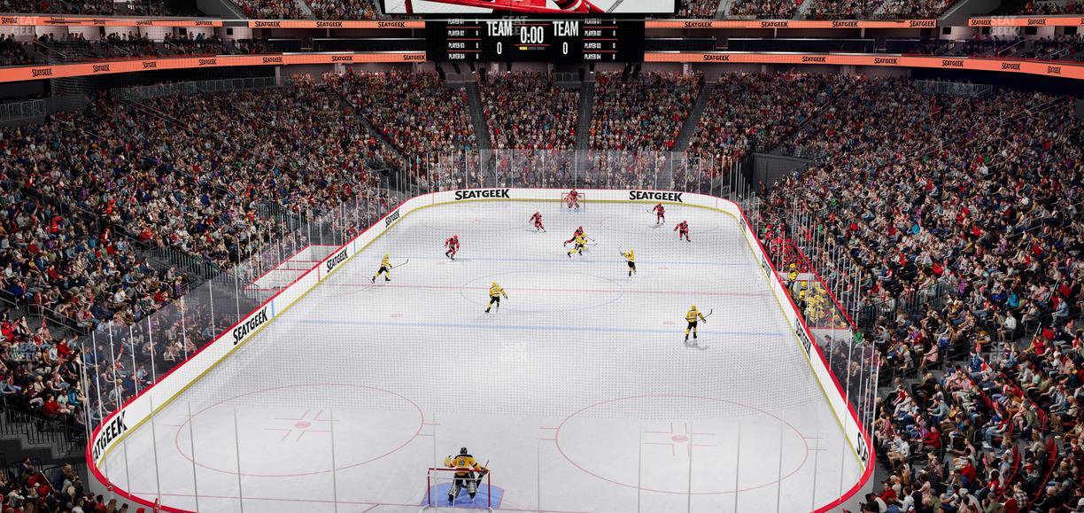 Prudential Center - Section Loft Loge Box 7 Seat View