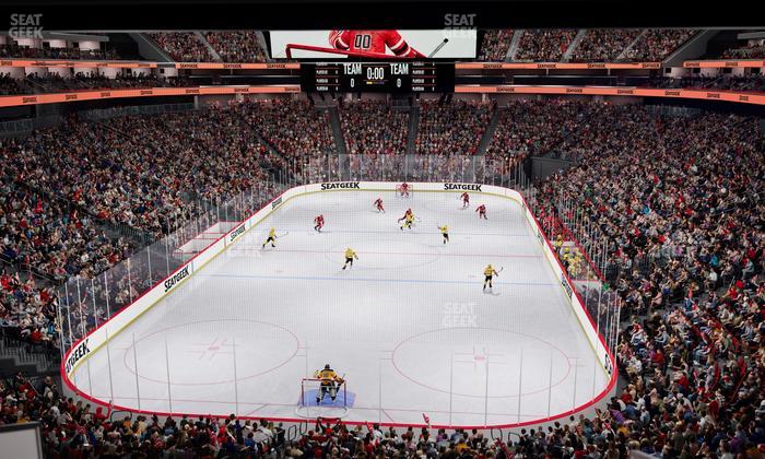 Prudential Center - Section Loft Loge Box 7 Seat View