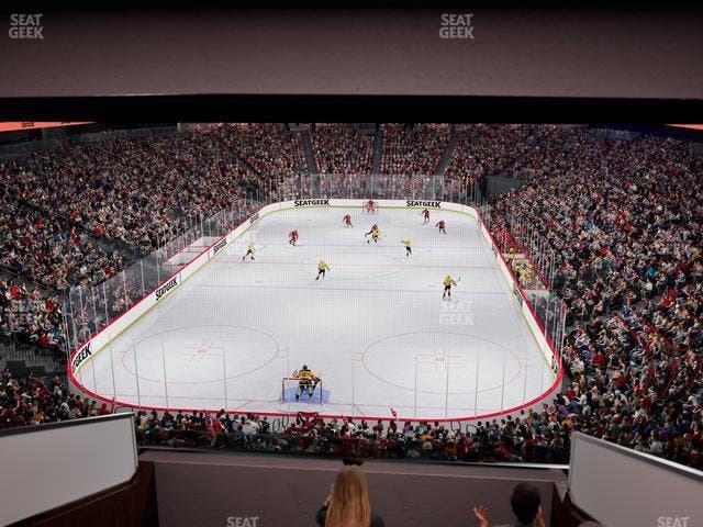 Prudential Center - Section Loft Loge Box 7 Seat View