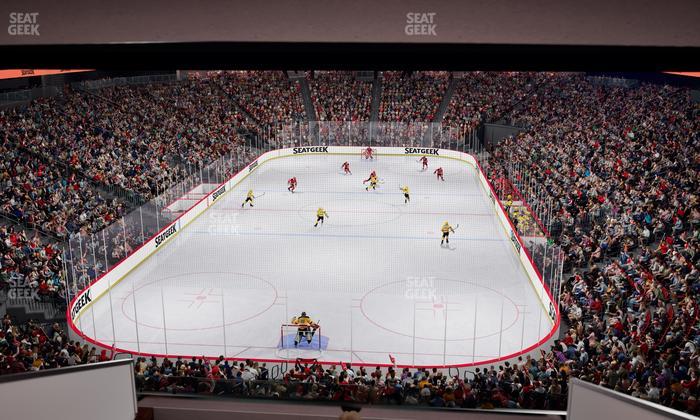 Prudential Center - Section Loft Loge Box 7 Seat View
