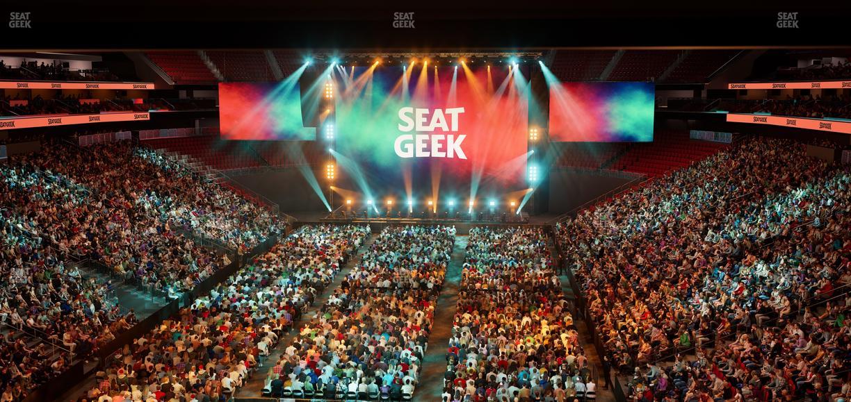 Prudential Center - Section Loft Loge Box 8 Seat View