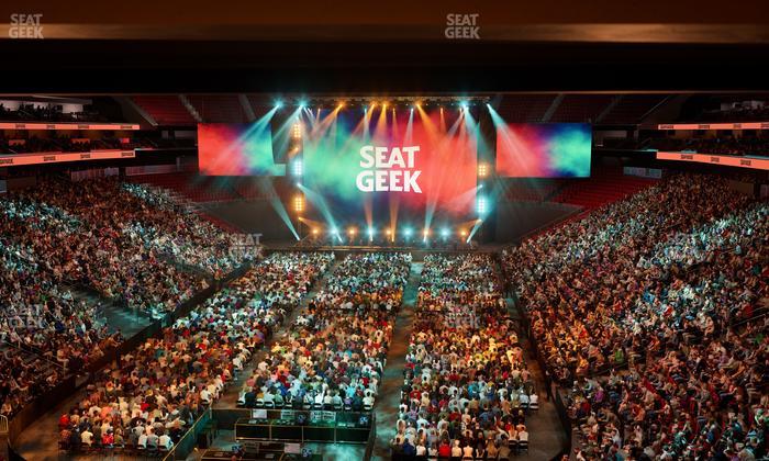 Prudential Center - Section Loft Loge Box 8 Seat View