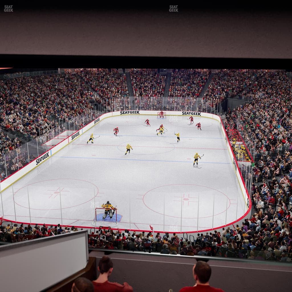 Prudential Center - Section Loft Loge Box 8 Seat View
