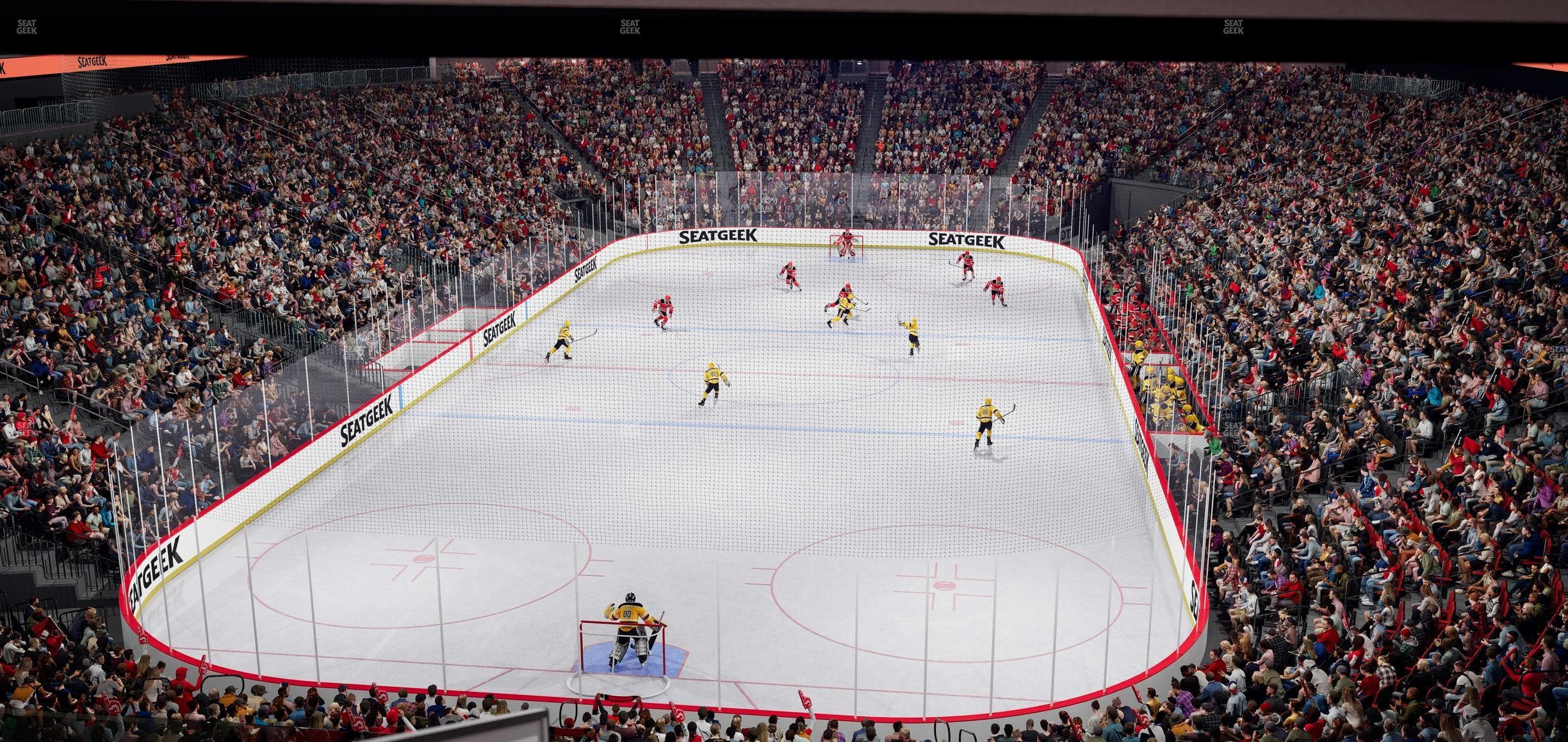 Prudential Center - Section Loft Loge Box 8 Seat View