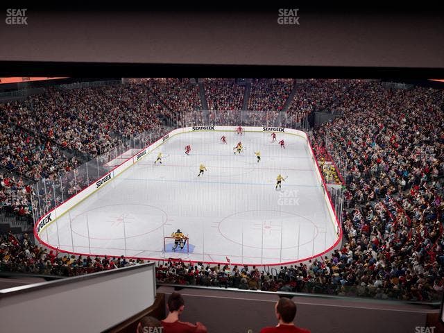 Prudential Center - Section Loft Loge Box 8 Seat View