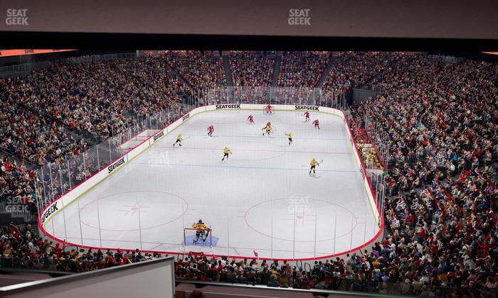 Prudential Center - Section Loft Loge Box 8 Seat View