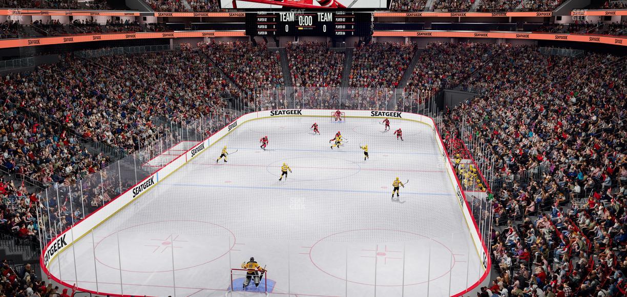 Prudential Center - Section Loft Loge Box 8 Seat View