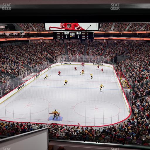 Prudential Center - Section Loft Loge Box 8 Seat View