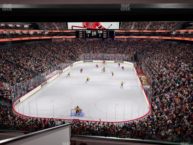 Prudential Center - Section Loft Loge Box 8 Seat View