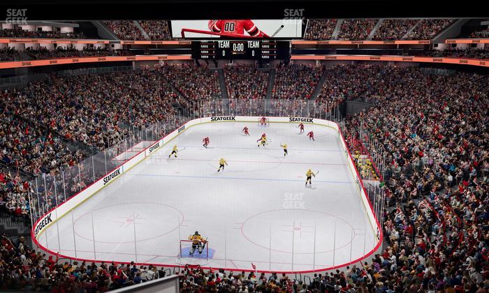 Prudential Center - Section Loft Loge Box 8 Seat View