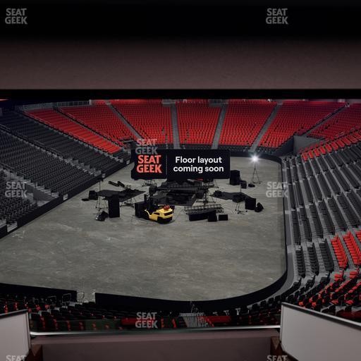 Prudential Center - Section Loft Loge Box 9 Seat View