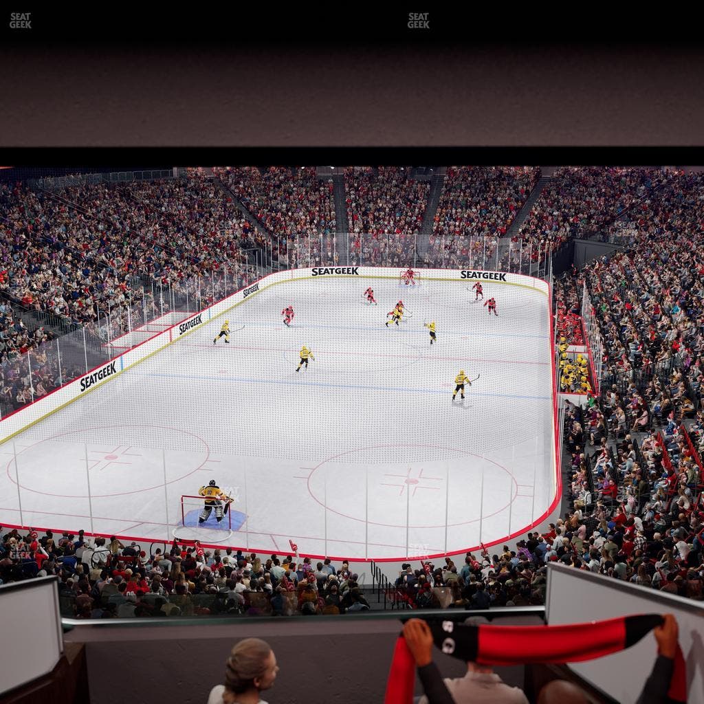 Prudential Center - Section Loft Loge Box 9 Seat View