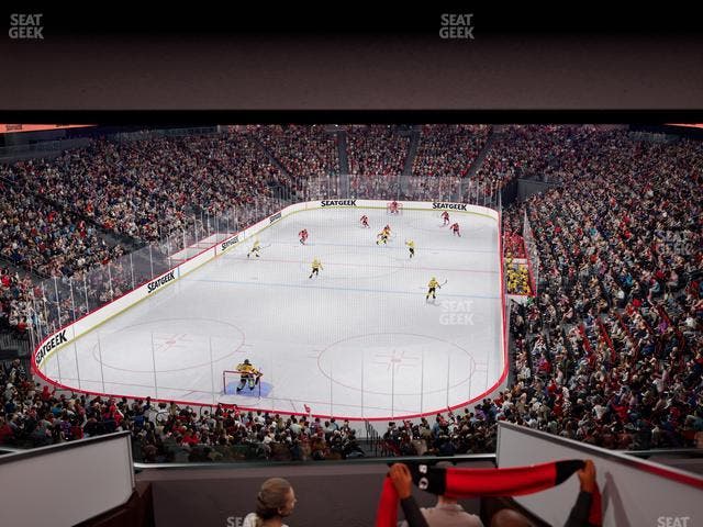Prudential Center - Section Loft Loge Box 9 Seat View