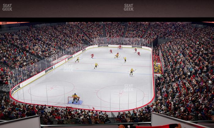 Prudential Center - Section Loft Loge Box 9 Seat View