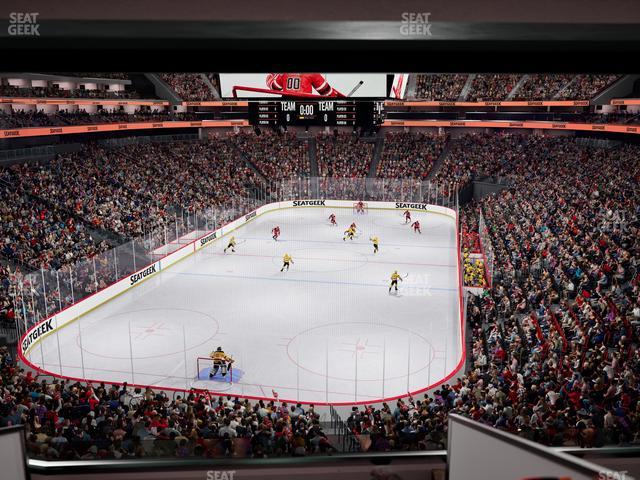 Prudential Center - Section Loft Loge Box 9 Seat View