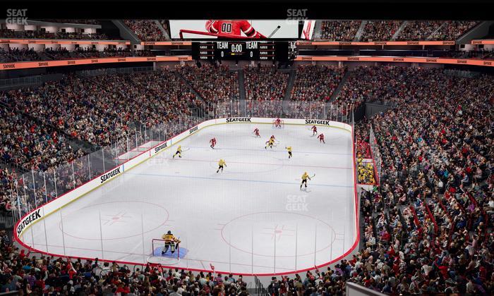 Prudential Center - Section Loft Loge Box 9 Seat View