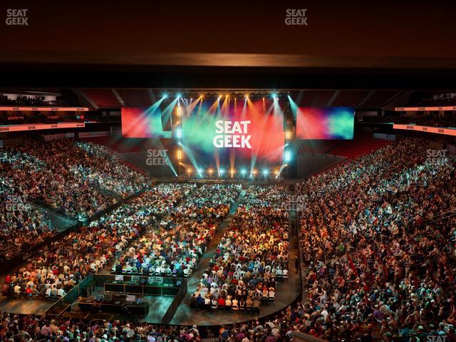 Prudential Center - Section Loft Loge Box 9 Seat View