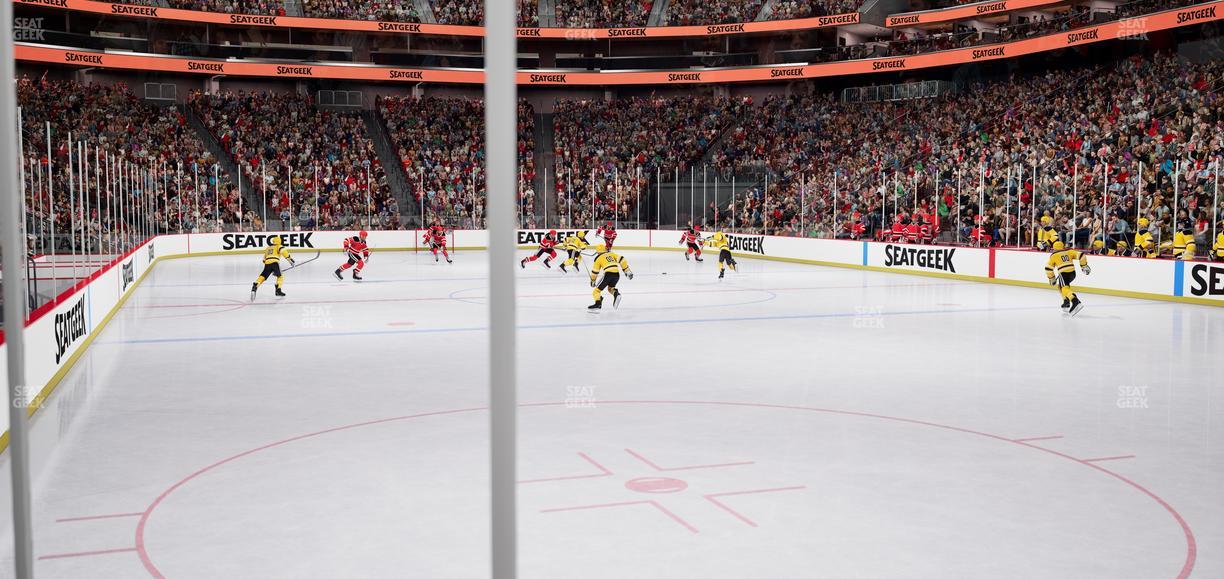 Prudential Center - Section Pl 1 Seat View