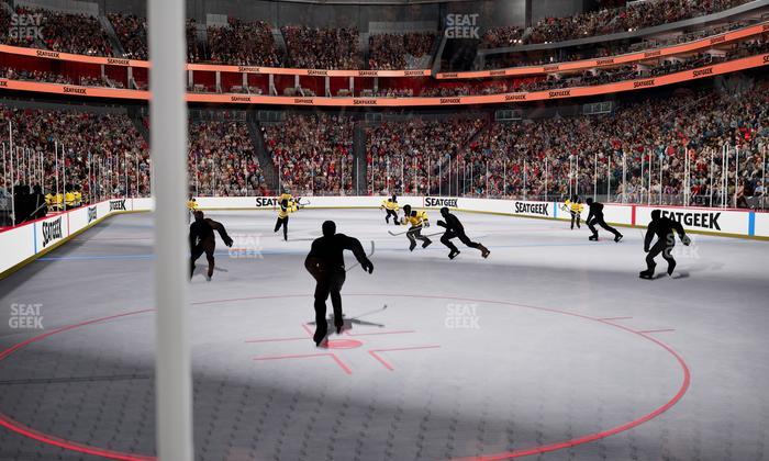 Prudential Center - Section Pl 12 Seat View