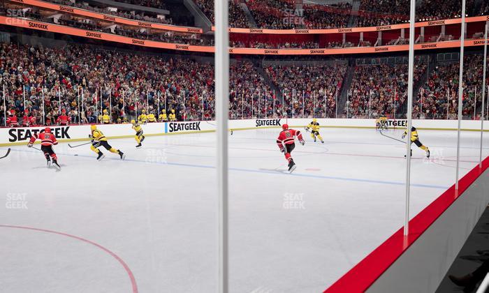 Prudential Center - Section Pl 17 Seat View