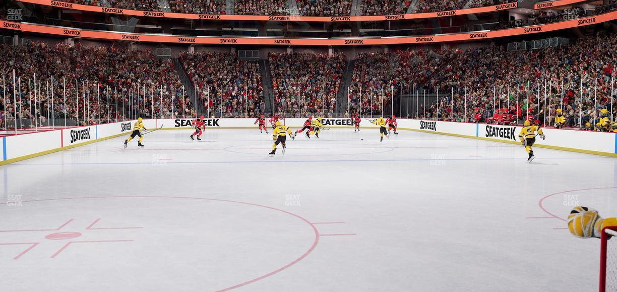 Prudential Center - Section Pl 2 Seat View