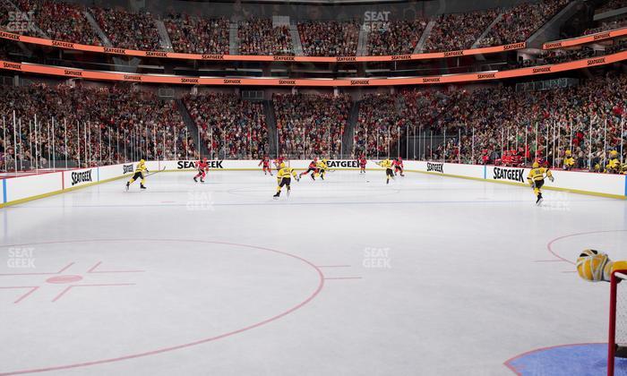 Prudential Center - Section Pl 2 Seat View