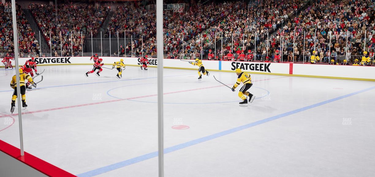 Prudential Center - Section Pl 20 Seat View