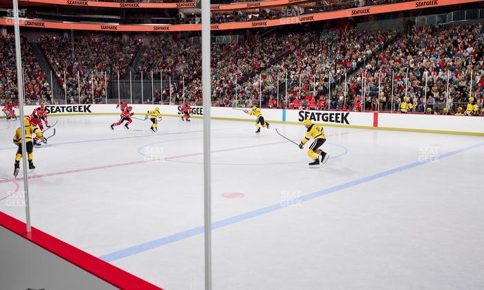 Prudential Center - Section Pl 20 Seat View