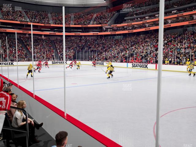 Prudential Center - Section Pl 21 Seat View