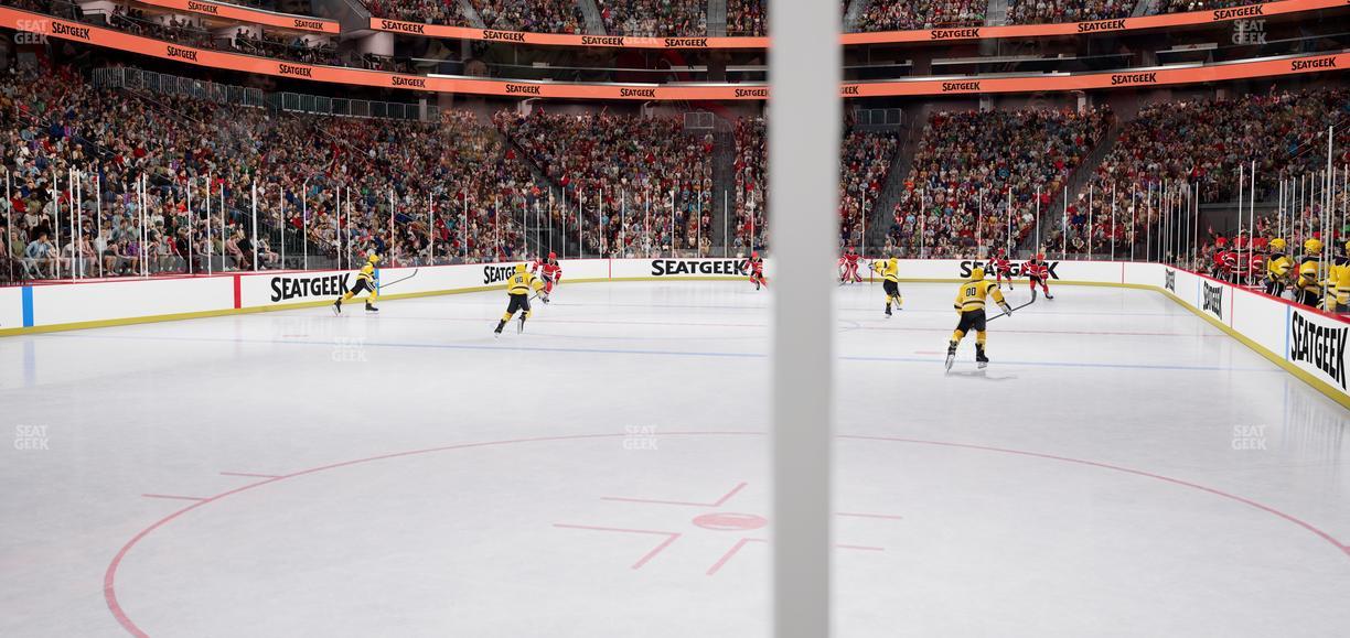 Prudential Center - Section Pl 4 Seat View