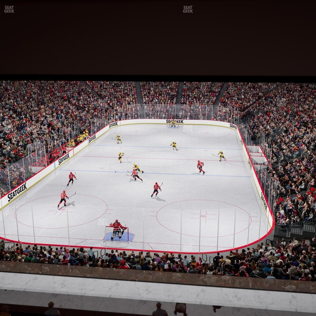 Prudential Center - Section Restaurant Ledge 3 Seat View